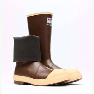 NEW XTRATUF men's steel toe boots in brown